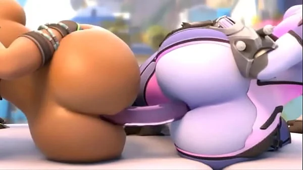3D Hentai Compilation Widowmaker Sombra Lesbian Sharing Dick Overwatch Compilation